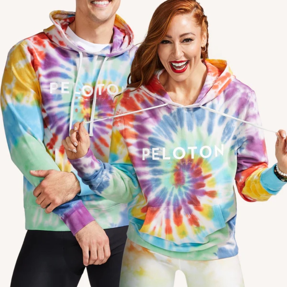 Peloton x Spiritual Gangster Pride Tie Dye Hoodie - Medium